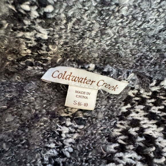 Coldwater Creek Long Cardigan Sweater Women S Shawl Collar Waterfall Chunky Knit - Picture 5 of 7